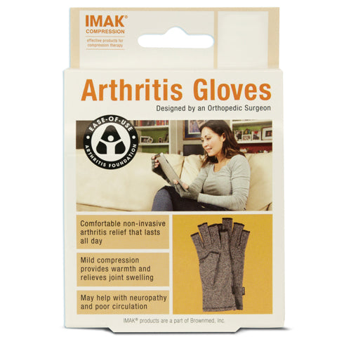 IMAK Arthritis Gloves - Medium - Pain Relief Compression Support