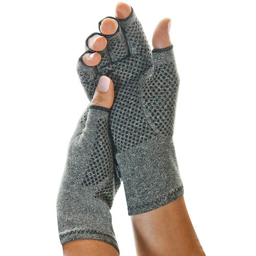 IMAK Active Arthritic Gloves - Large Compression Gloves for Hand Pain Relief (Pair)