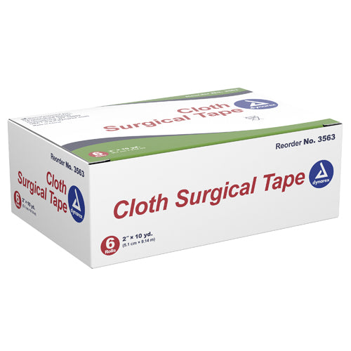 Hypoallergenic Silk Surgical Tape 2 in x 10 Yds, Water Repellent, 6/Bx