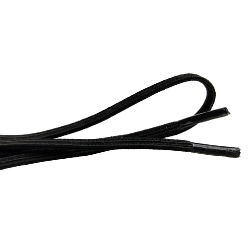 Fit To Be Tied Black Elastic Shoe Laces, 24 Pair - Easy Slip-On
