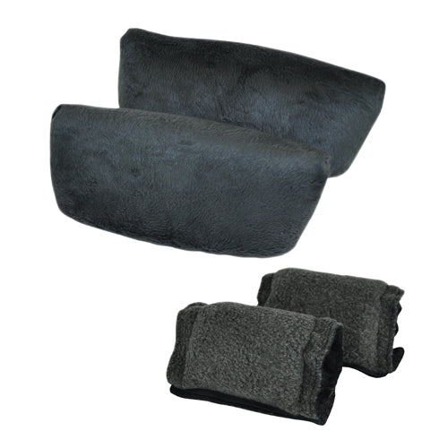Soft n' Plush Crutch Pads and Hand Grips Set - Gray, Universal Fit