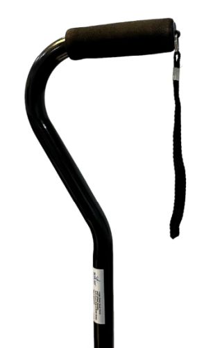 Blue Jay Brand Quad Cane - Small Base, Black, Lightweight Aluminum, 300 lb Capacity
