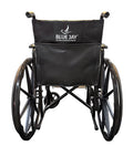 K2 18" Wheelchair with Elevating Leg Rests, Adjustable Seat Height, and Durable Steel Frame