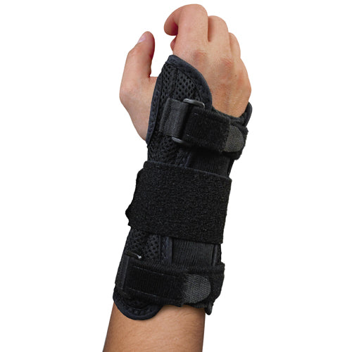 Blue Jay Dlx Carpal Tunnel Wrist Brace - Left Hand, Black, Small/Medium