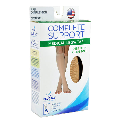 X-Form Surgical Weight Stockings 2X-Large 30-40 mmHg Below Knee Open Toe - Beige