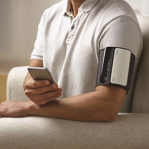 OMRON Evolv Wireless Upper Arm Blood Pressure Monitor - Bluetooth Enabled, Wide-Range Cuff