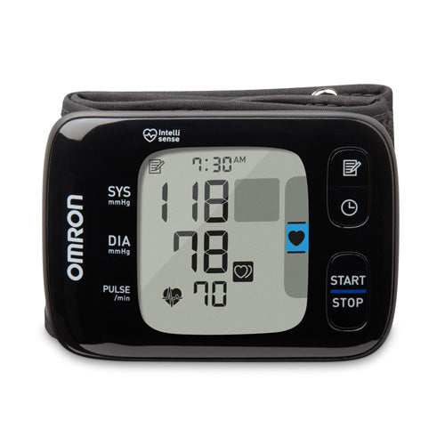 OMRON 7 Series Wrist Blood Pressure Monitor with Bluetooth & Heart Zone Guidance