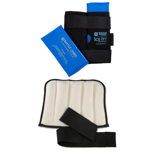 Knee Pain Relief Kit - Hot & Cold Therapy Wrap for Sprains, Swelling, Arthritis