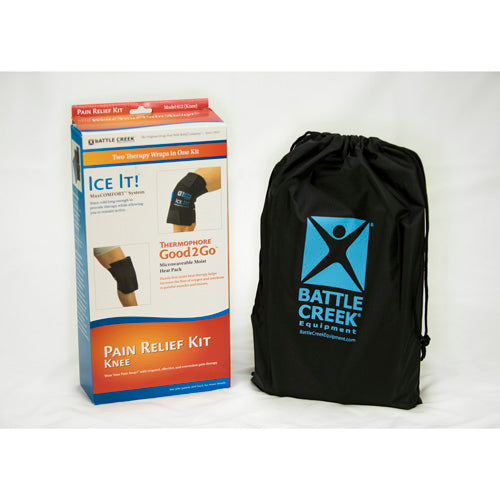 Knee Pain Relief Kit - Hot & Cold Therapy Wrap for Sprains, Swelling, Arthritis