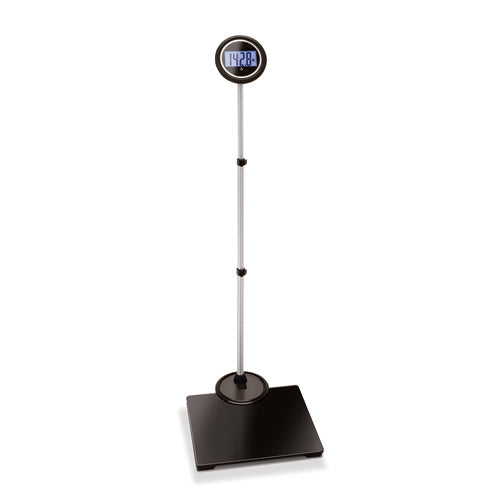 Extendable Digital Bathroom Scale with Wide Platform & Adjustable Display - 550 lb Capacity