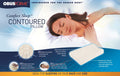 ObusForme Comfort Sleep Contoured Pillow - Back & Neck Support - Breathable Cervical Pillow