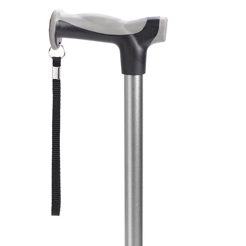 Comfort Grip Aluminum Cane - Graphite Fashion Color, 300 lbs Capacity