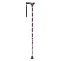 Comfort Grip Patriotic USA Aluminum Cane - Adjustable Walking Stick for Men & Women, 300 lbs Capacity