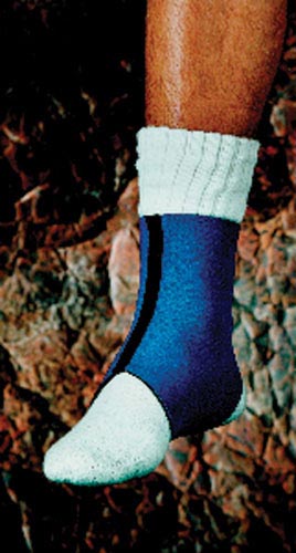 Neoprene Slip-On Ankle Support Large 10-12 for Warmth, Flexibility & Gentle Compression - Sportaid