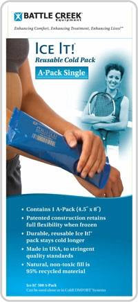 Ice It! 4.5 x 9 Refill Pack for Neck, Jaw & Sinus - Long Lasting Cold Therapy