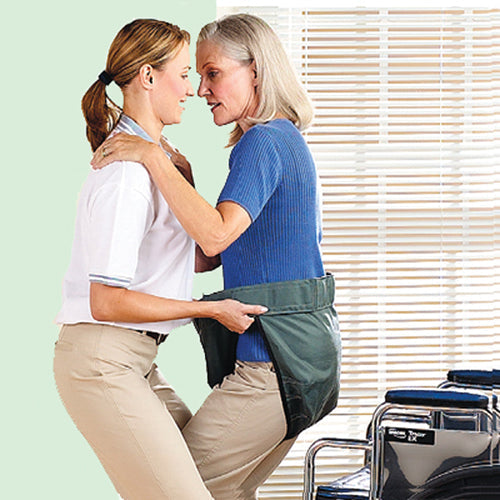 SafetySure Mary's Aide Transfer Sling - Full Weight Support, Latex-Free Gait Belt Alternative