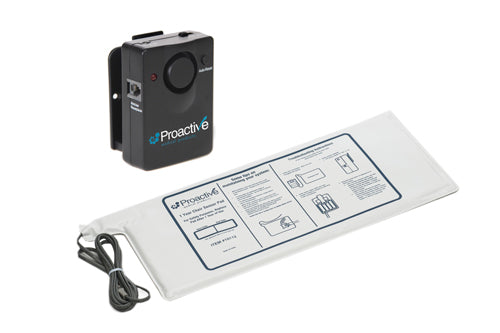 Fall Prevention Alarm with 1 Year Sensor Pad for Wheelchairs and Beds