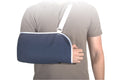 Universal Arm Sling - Poly-Cotton, Adjustable, Navy Blue - 17" x 9" Pouch