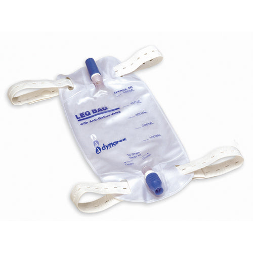 1000ml Large Leg Bag with Twist Valve and Anti-Reflux Valve - Box of 12