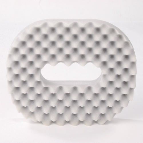 Alex Ortho Donut Cushion - 16" Convoluted Foam Seat Pillow - Red Plaid for Tailbone Pain Relief
