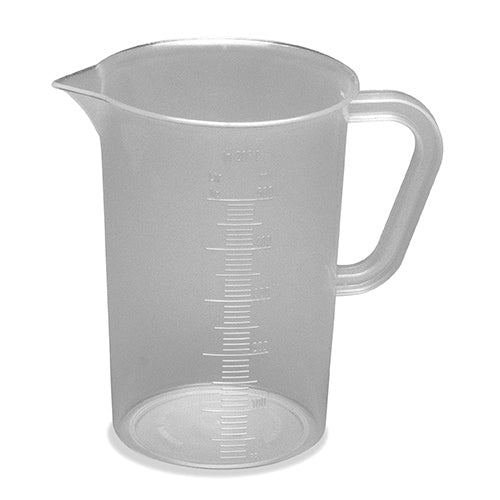 500ml Graduated Pitcher - Polypropylene, Shatterproof, Autoclavable - Lab & Physician Use
