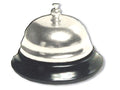 Tap Bell - 3 Inch Nickel Plated Call Bell with Black Base - Attention Aid for Daily Living