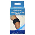 Blue Jay Elbow Strap for Tennis & Golf - Universal Black Support for Forearm Pain Relief
