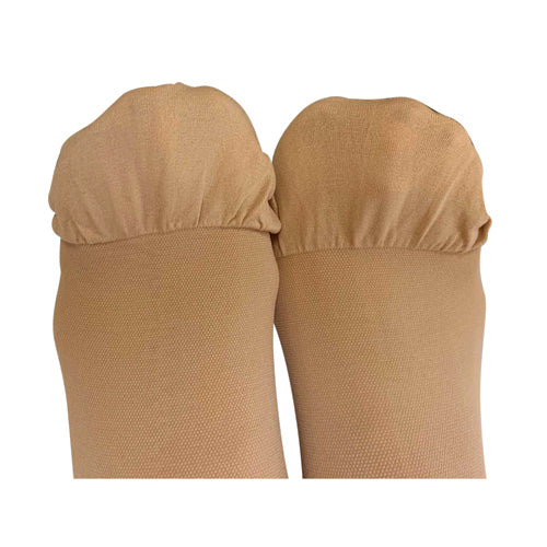Firm Compression Stockings 20-30 mmHg Closed Toe - 3X Beige Below Knee