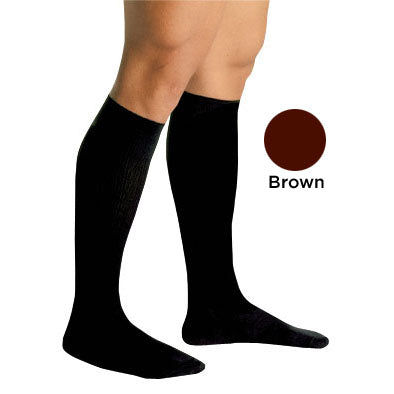 Men's Compression Socks 20-30 mmHg Firm Support - Brown Medium