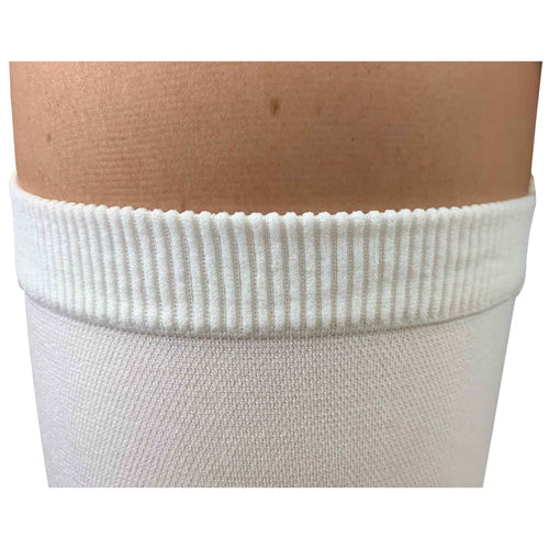 Anti-Embolism Stockings Medium/Long 15-20 mmHg Thigh High Inspection Toe, White