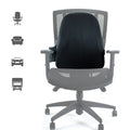 ObusForme CustomAIR Backrest with Adjustable Lumbar Support - Ergonomic Pain Relief & Posture Correction