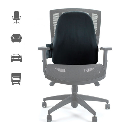 ObusForme CustomAIR Backrest with Adjustable Lumbar Support - Ergonomic Pain Relief & Posture Correction