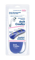 Arch Cradles for Plantar Fasciitis - Women's 7-8 / Men's 6 - 3/4 Length Arch Support Inserts