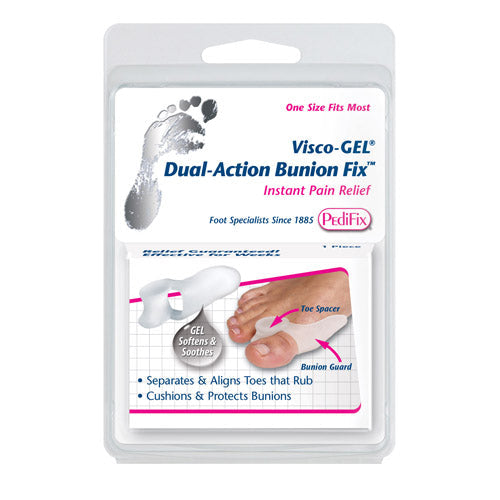 Visco-GEL Bunion Corrector & Toe Spacer - Bunion Relief & Protection