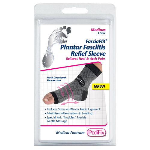 FasciaFix Plantar Fasciitis Relief Sleeve - Arch & Heel Pain Support - X-Large - 1 Count