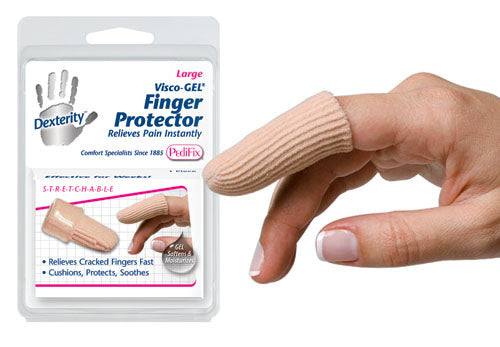 Visco-GEL Finger Protector Small - Fabric Covered, Cushions, Protects, and Soothes