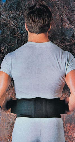 Sportaid Back Support Belt - Medium/Large 32-44" - Abdominal & Lower Back Pain Relief
