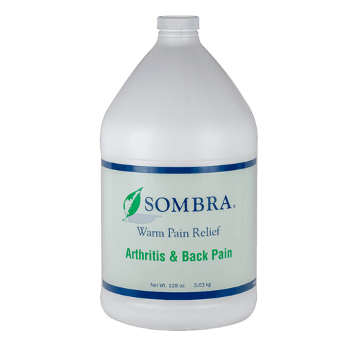 Sombra Warm Pain Relief Gallon - Arthritis, Back Pain, Muscle & Joint Soothing Lotion