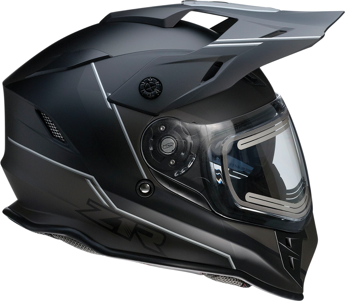 Z1R, Z1R Range Snow Helmet Bladestorm Electric Dual Pane Black/White Small 0101-14048