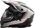 Z1R, Z1R Range Snow Helmet Bladestorm Electric Dual Pane Black/Red/White XS (Part No. 0101-14053)
