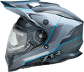 Z1R, Z1R Range Snow Helmet Bladestorm Electric Dual Pane Gray/Black/Blue Small 0101-14060