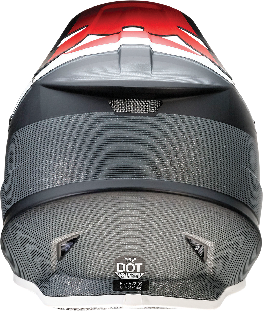 Z1R, Z1R Rise Snow Helmet - Cambio Red/Black/White, XL (Part No. 0120-0724)