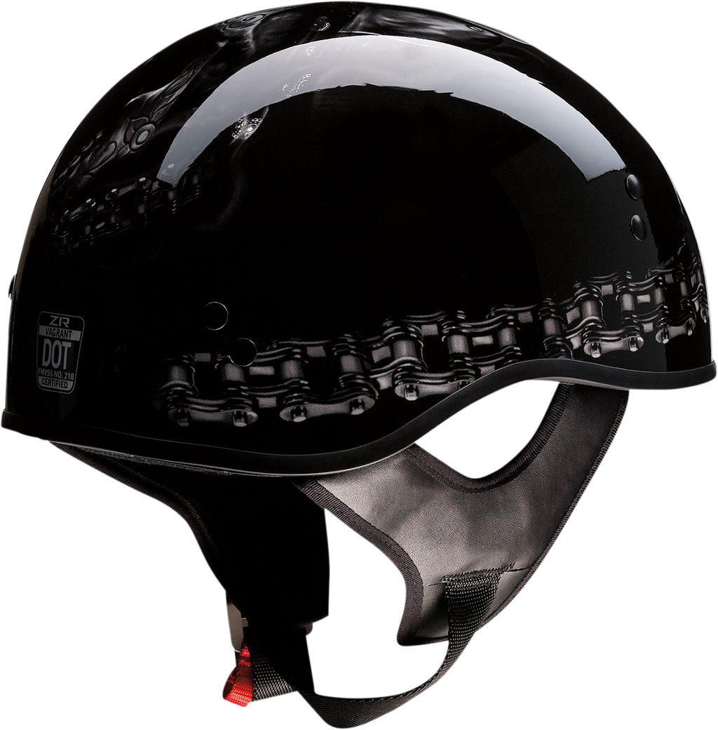 Z1R, Z1R Vagrant Helmet FTW in Black/Gray, Medium (Part No. 0103-1320)