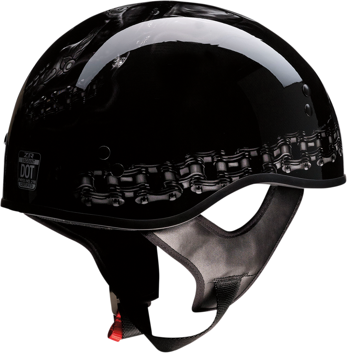 Z1R, Z1R Vagrant Helmet FTW in Black/Gray, Medium (Part No. 0103-1320)