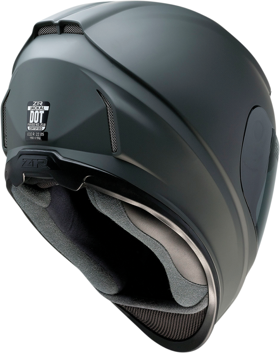 Z1R, Z1R Jackal Helmet Primer Gray with Smoke Shield - Medium 0101-14001