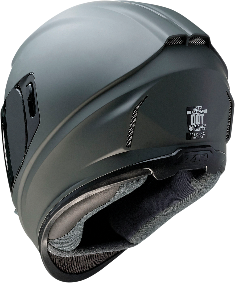 Z1R, Z1R Jackal Helmet Primer Gray with Smoke Shield - Medium 0101-14001