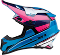 Z1R, Z1R Rise Motorcycle Helmet - Pink/Blue, XL - Part Number 0110-7188