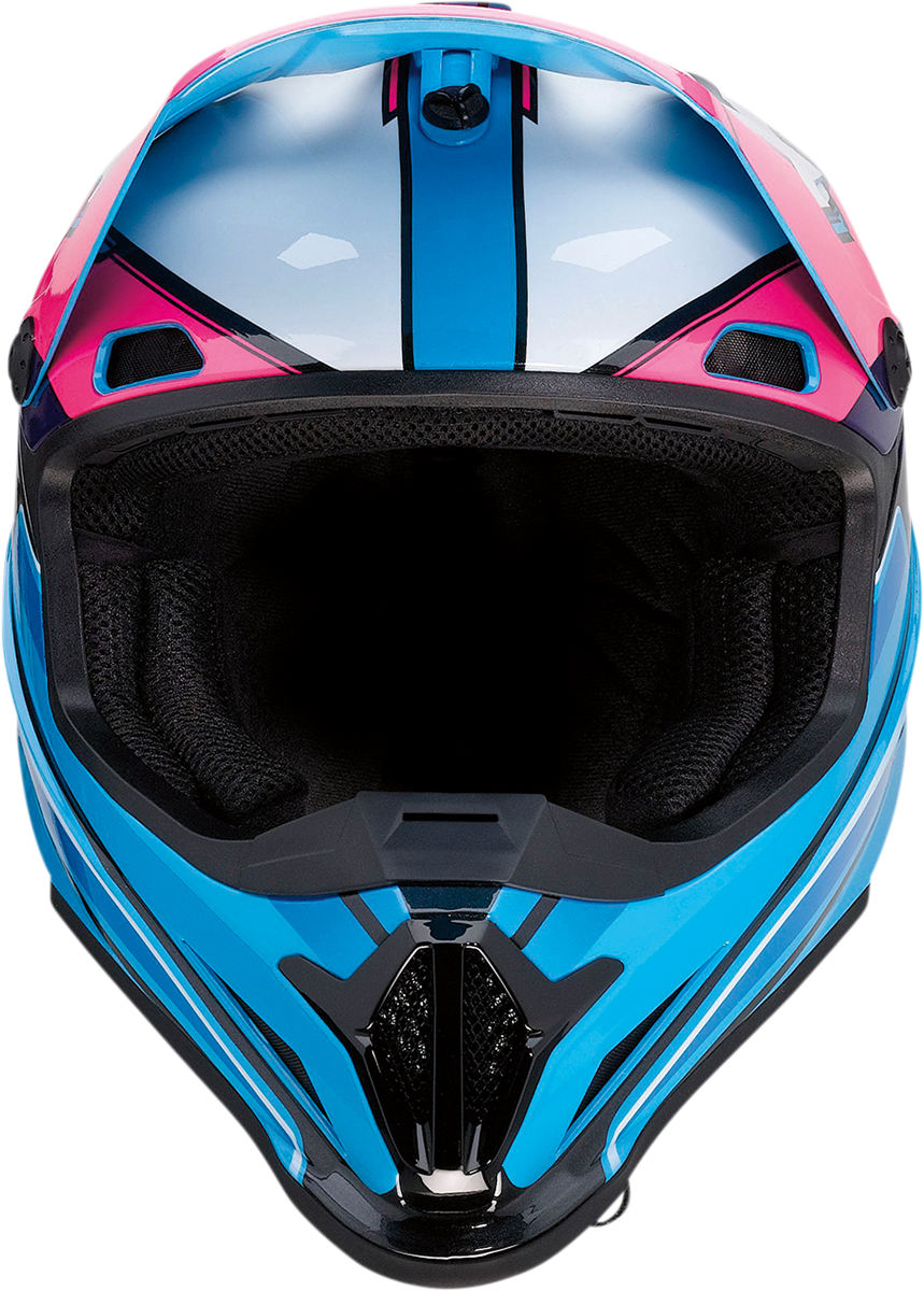 Z1R, Z1R Rise Motorcycle Helmet - Pink/Blue, XL - Part Number 0110-7188