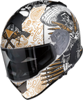 Z1R, Z1R Warrant Helmet Sombrero in White/Gold - 2XL, Part Number 0101-14169