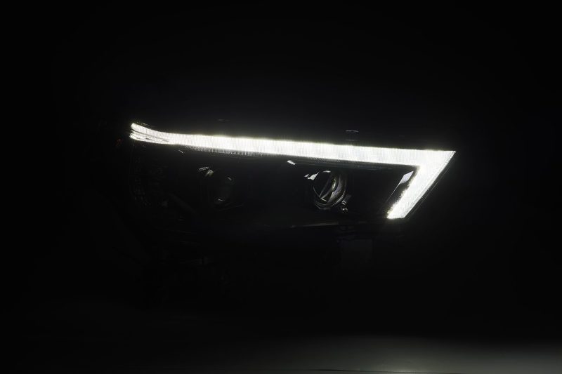 AlphaRex 14-20 Toyota 4Runner LUXX LED Proj Headlights Black w/Activ Light/Seq Signal/DRL 880849 *Discontinued